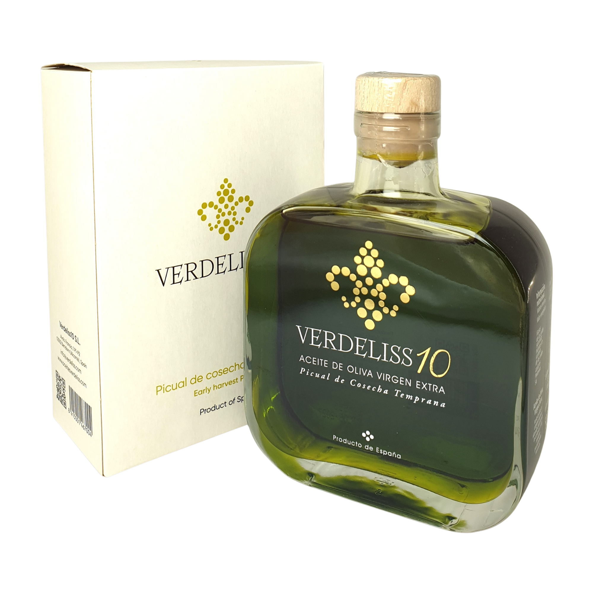 Aceite AOVE Picual Gold V10 Verdeliss