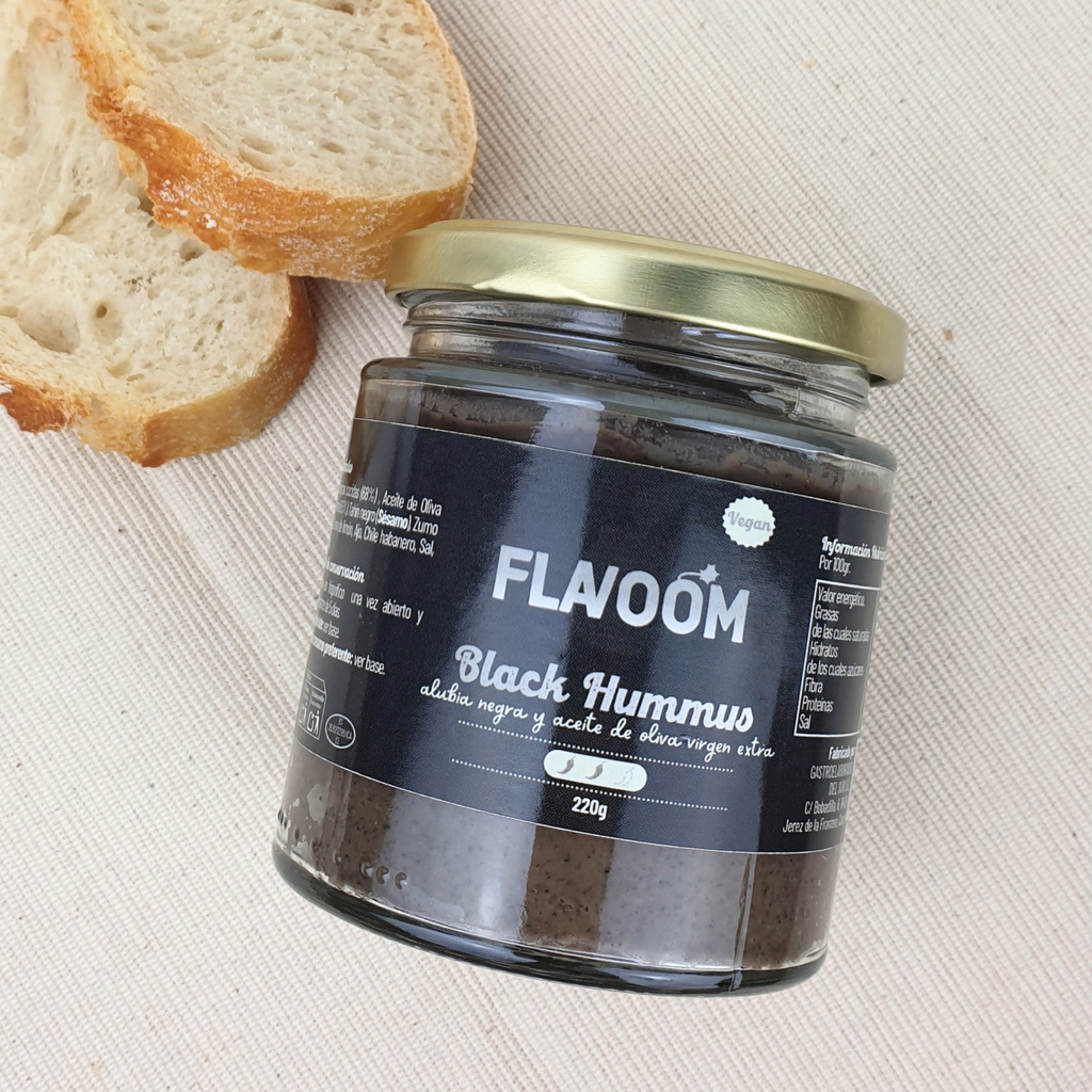 Hummus Negro Artesano Flavoom