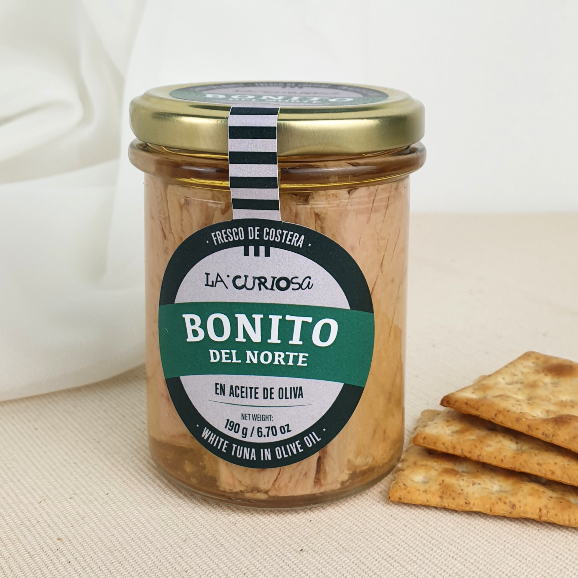 Bonito del Norte en Aceite de Oliva de La Curiosa