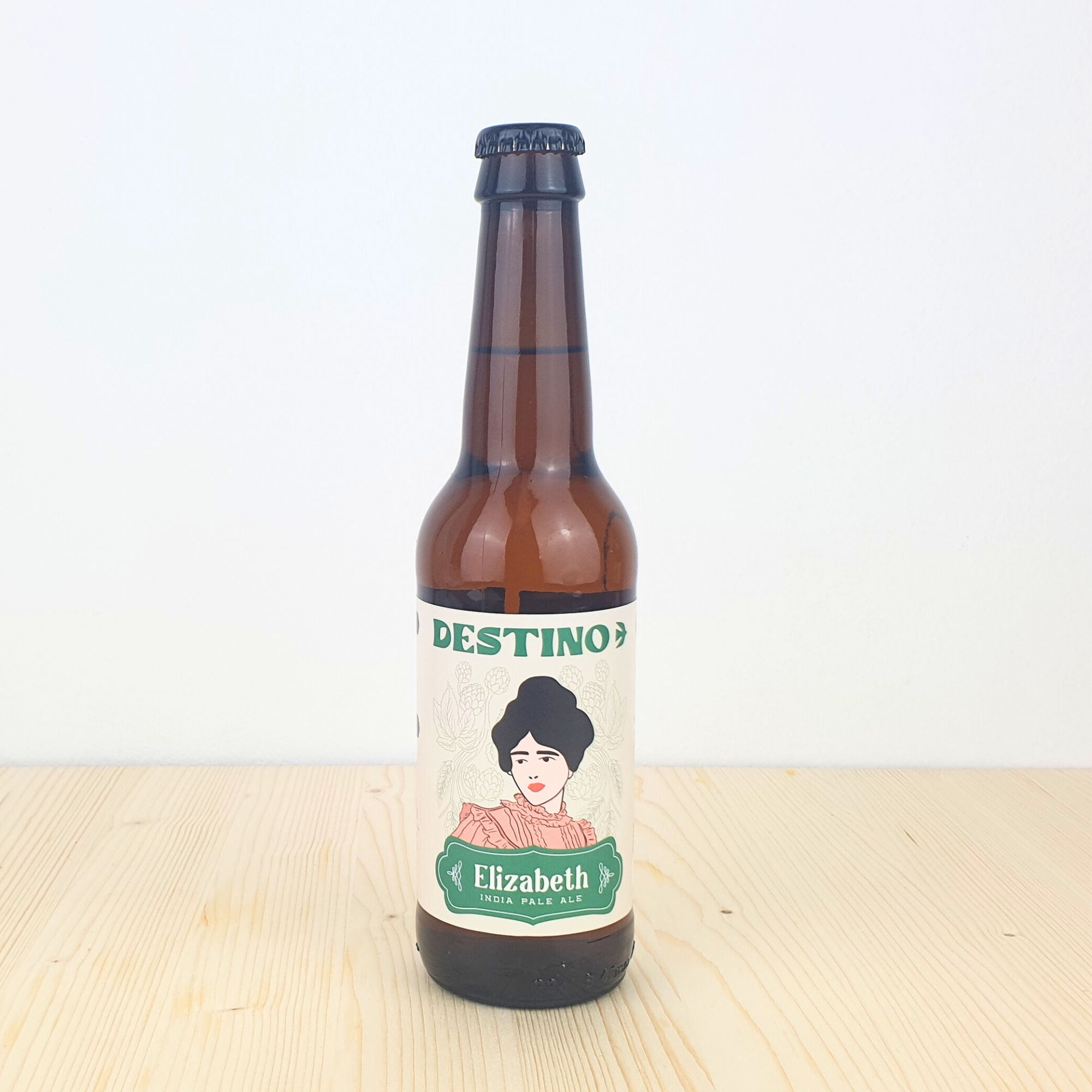 Cerveza Atesanal Valenciana Destino Elizabeth IPA 33cl