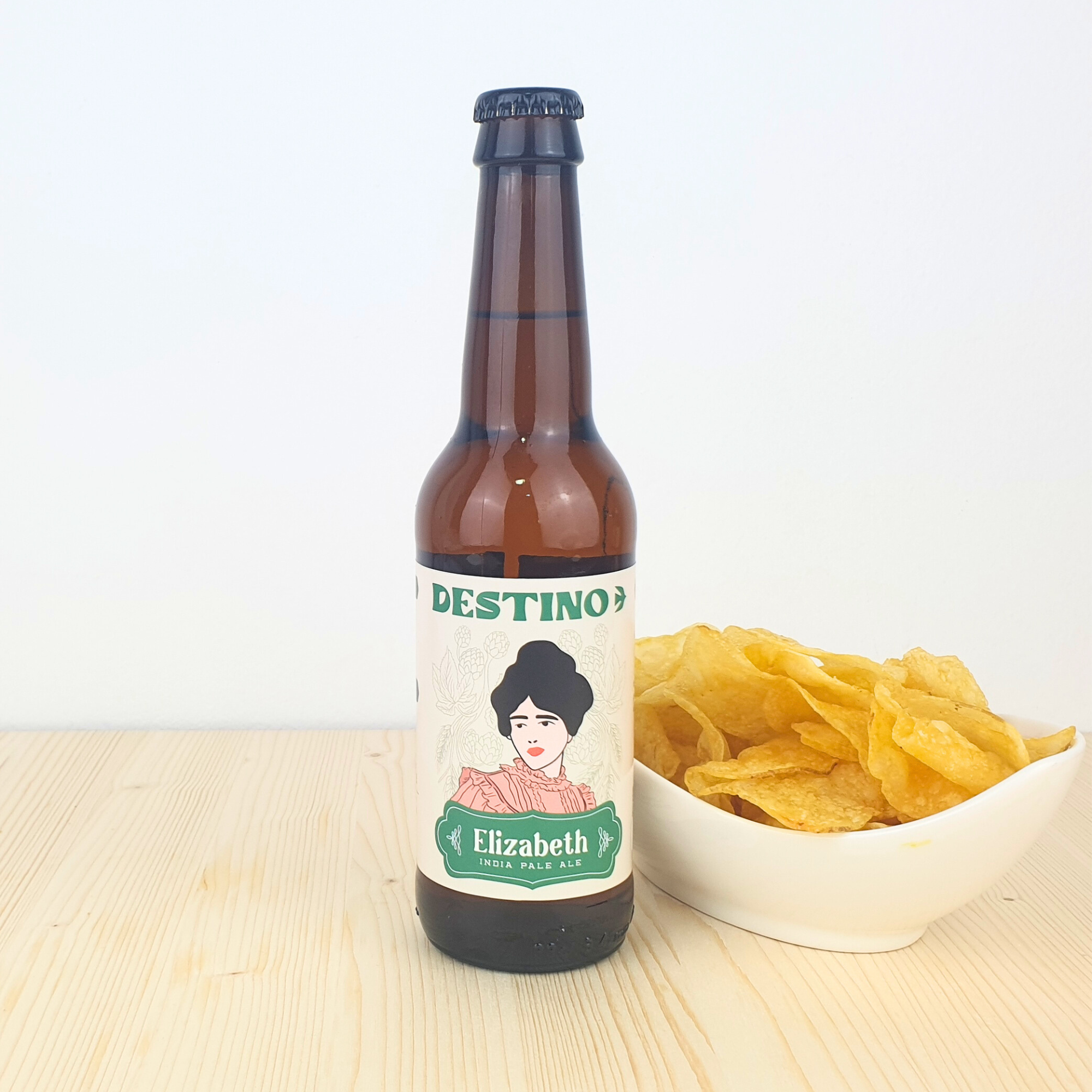 Cerveza Atesanal Valenciana Destino Elizabeth IPA 33cl