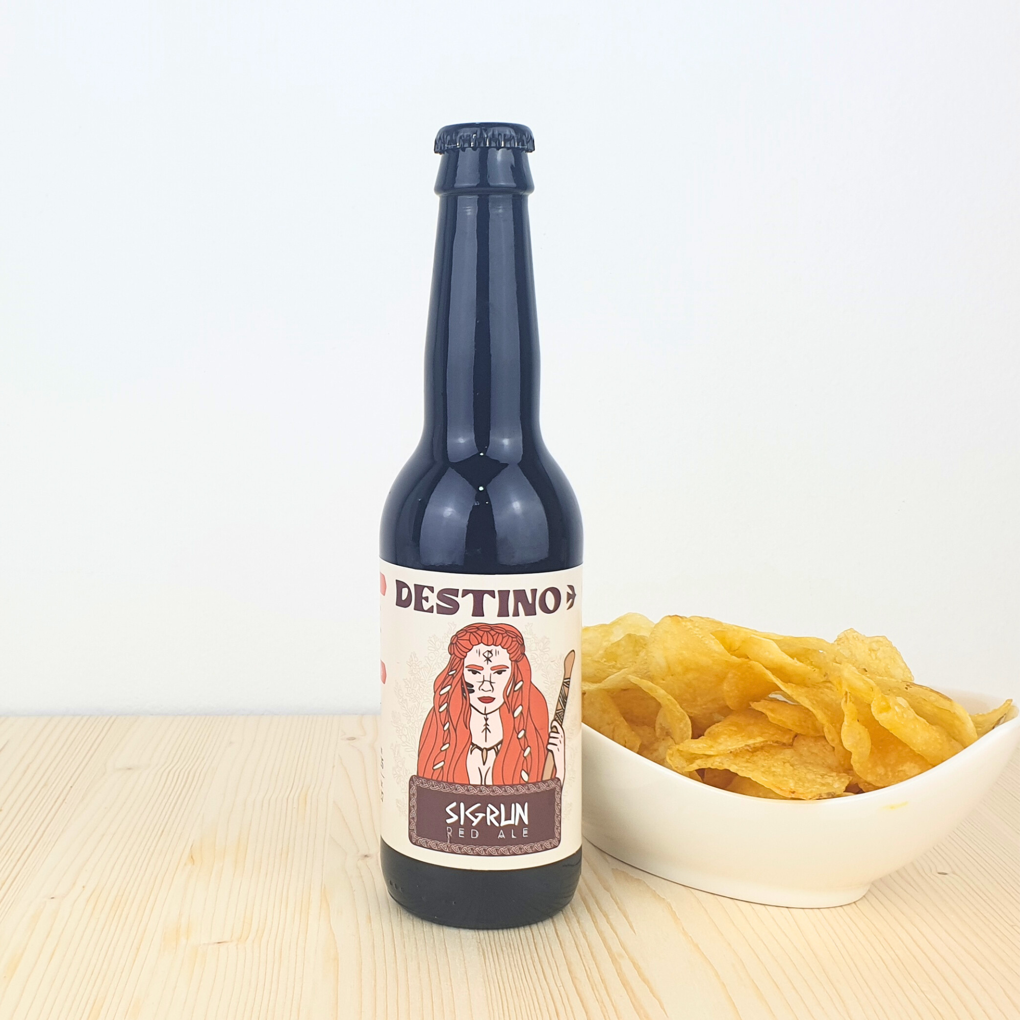 Cerveza Artesanal Valenciana Destino Sigrun Red Ale 33cl