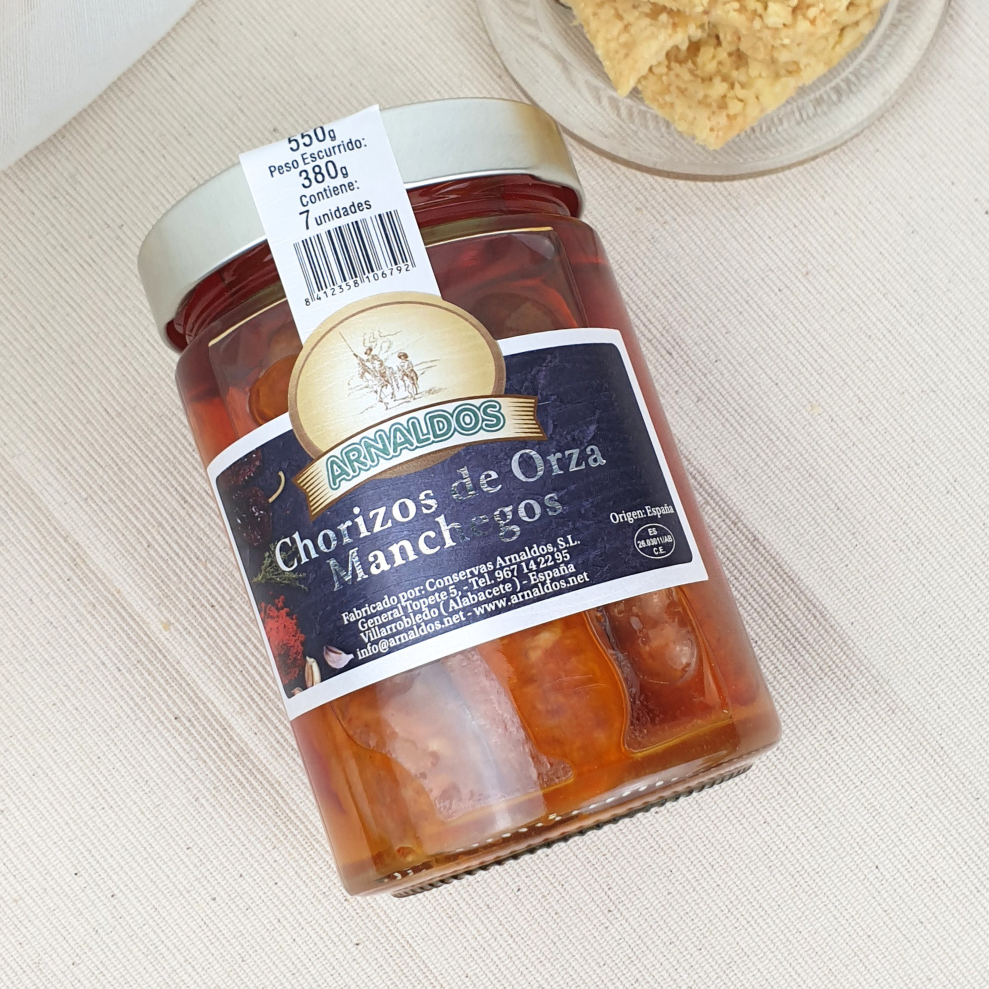Chorizos de Orza Manchegos de Conservas Arnaldos