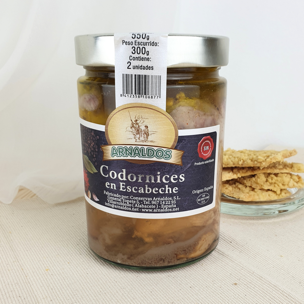 Codornices en Escabeche de Conservas Arnaldos