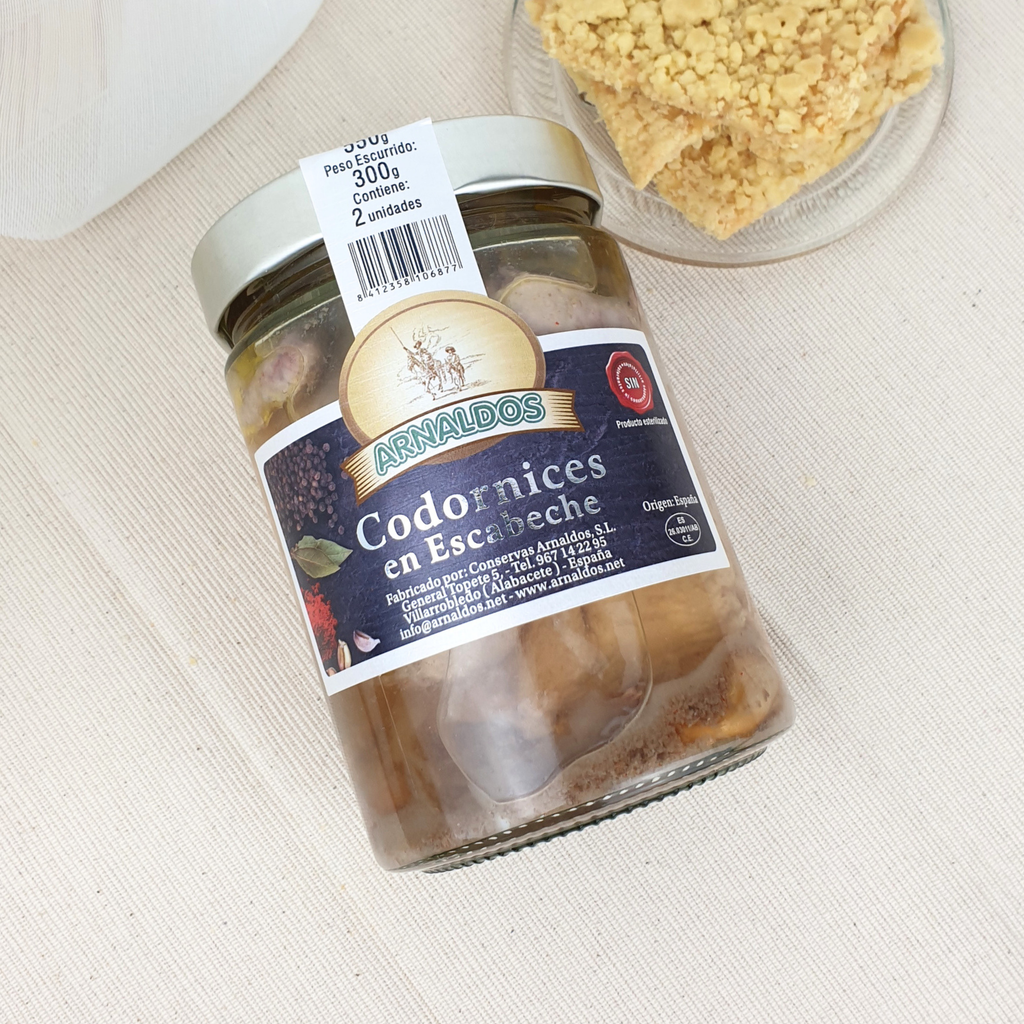 Codornices en Escabeche de Conservas Arnaldos