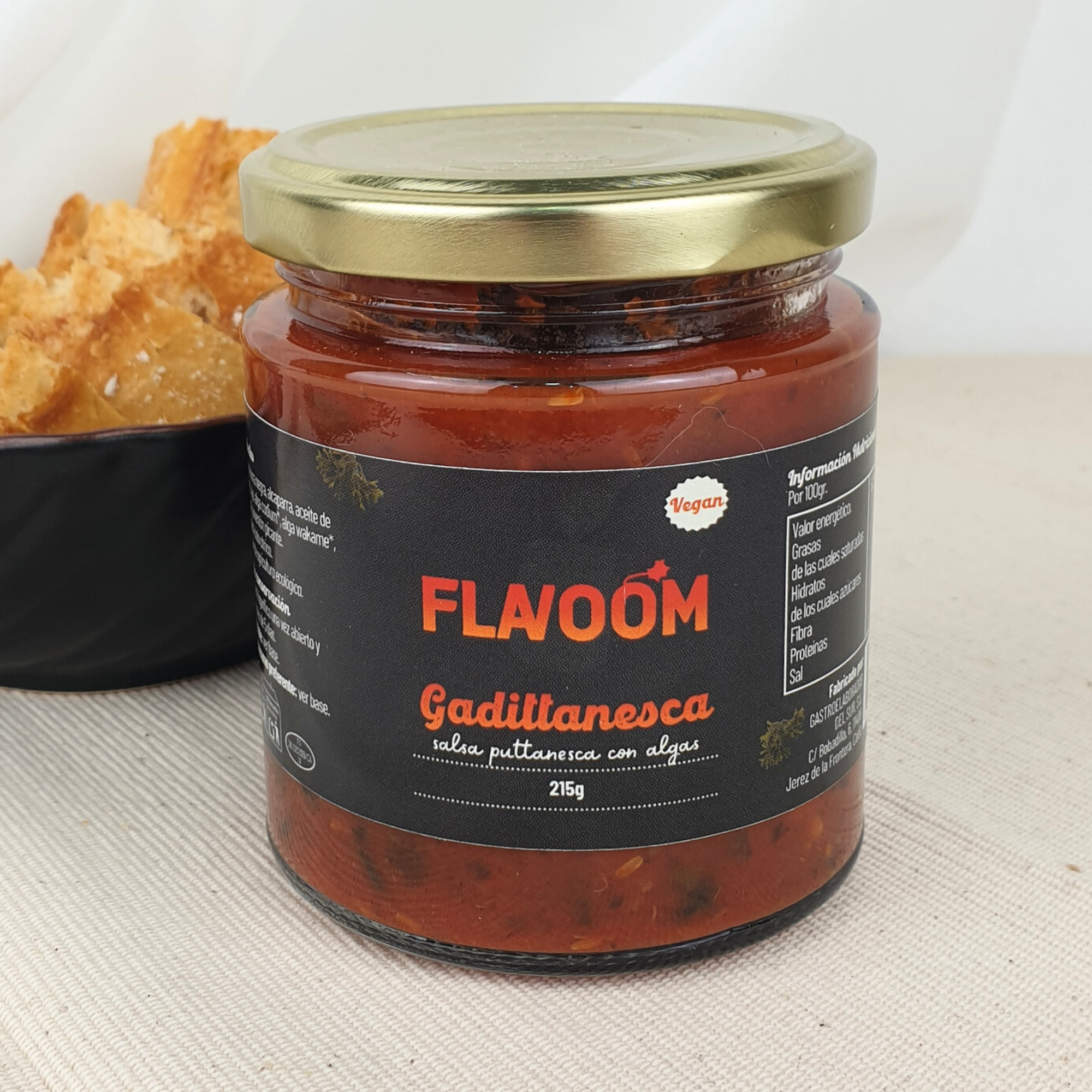 Gadittanesca Sauce mit Flavoom-Algen
