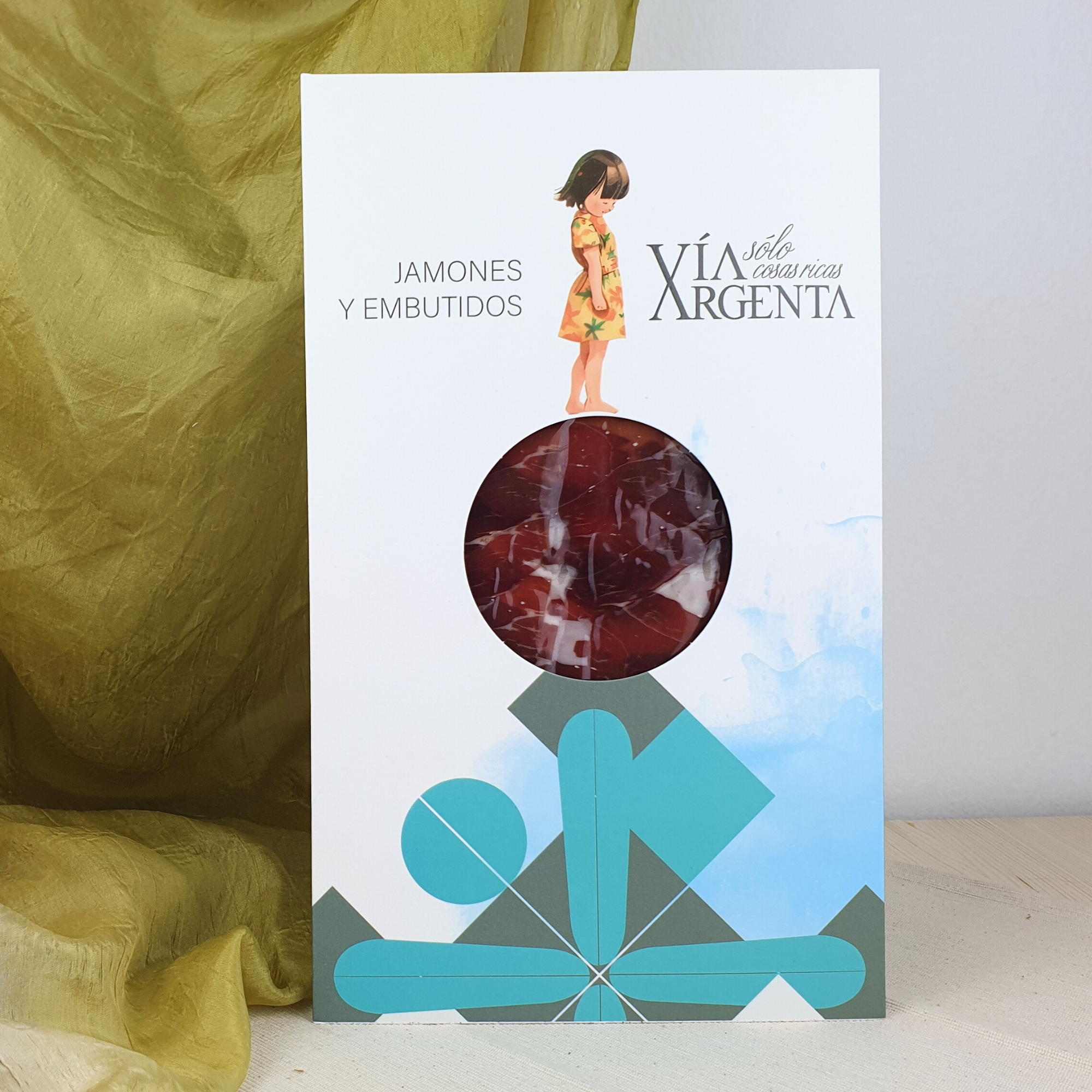 Хамон Иберико де Себо де Кампо в нарезке - Via Argenta