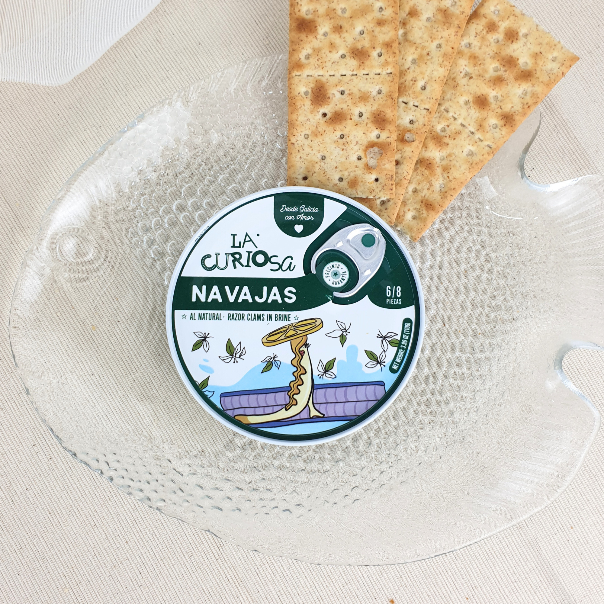 Navajas al natural de La Curiosa