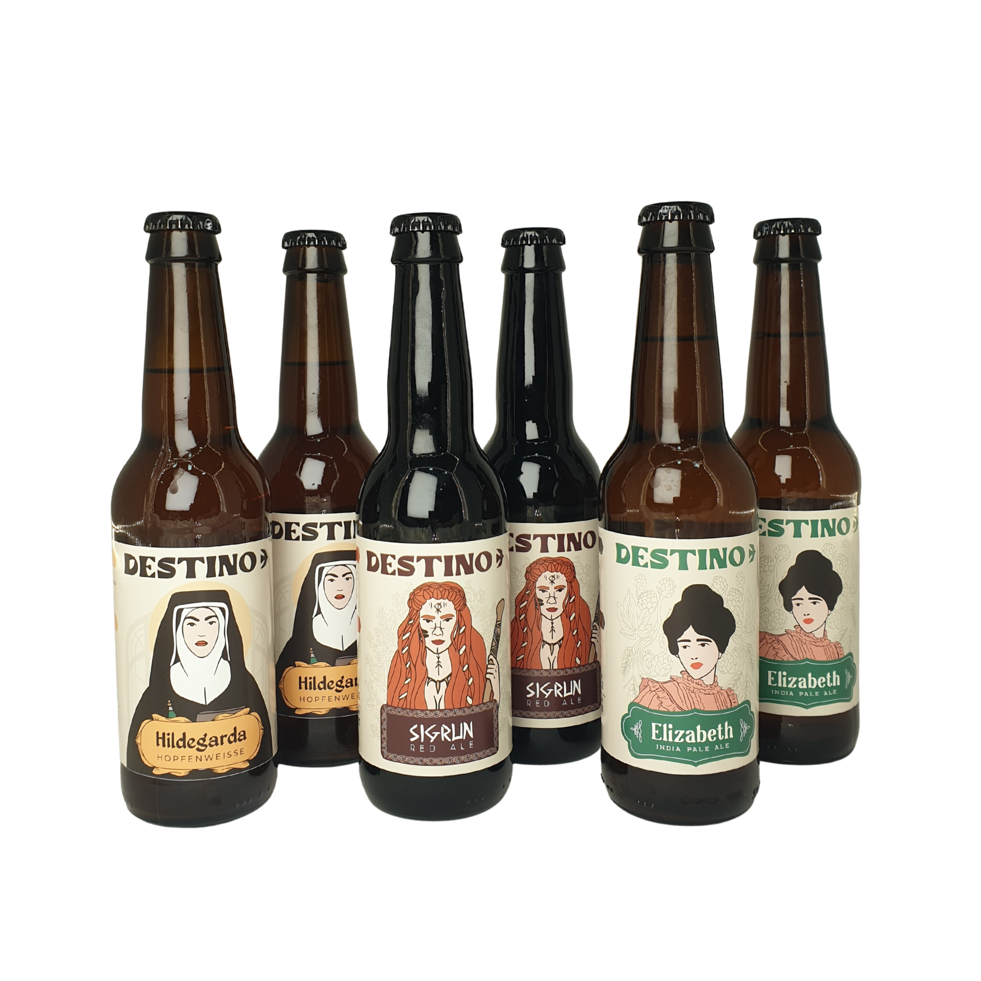Pack de Destino - 6 cervezas Artesanas Valencianas