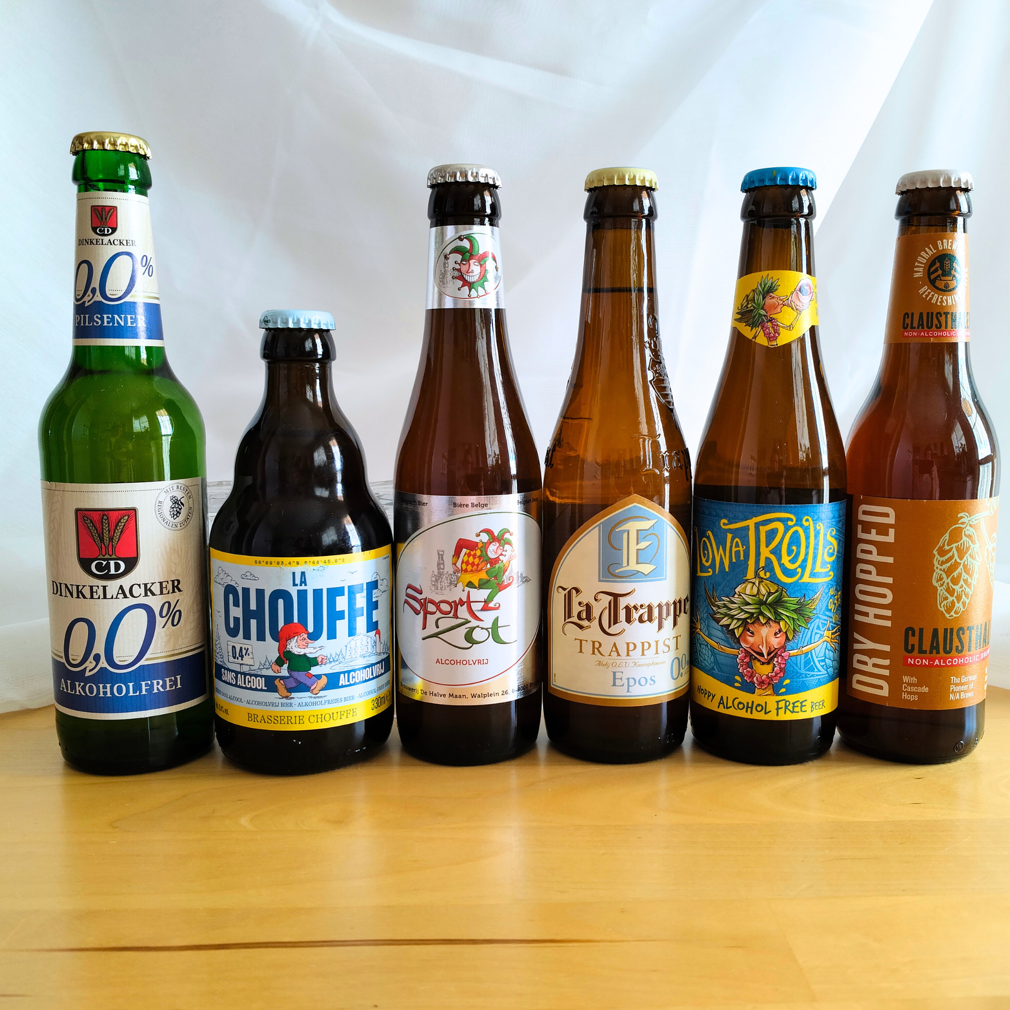PACK MISTERIOSO DE 6 CERVEZAS SIN ALCOHOL