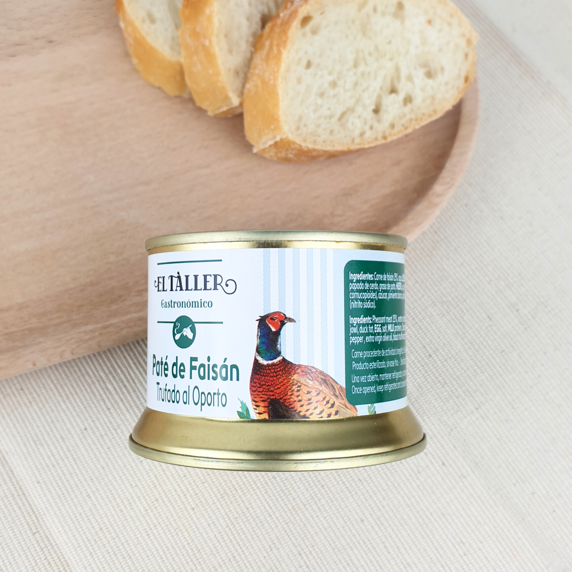 Paté de Faisán Trufado al Oporto de Taller Gastronomico