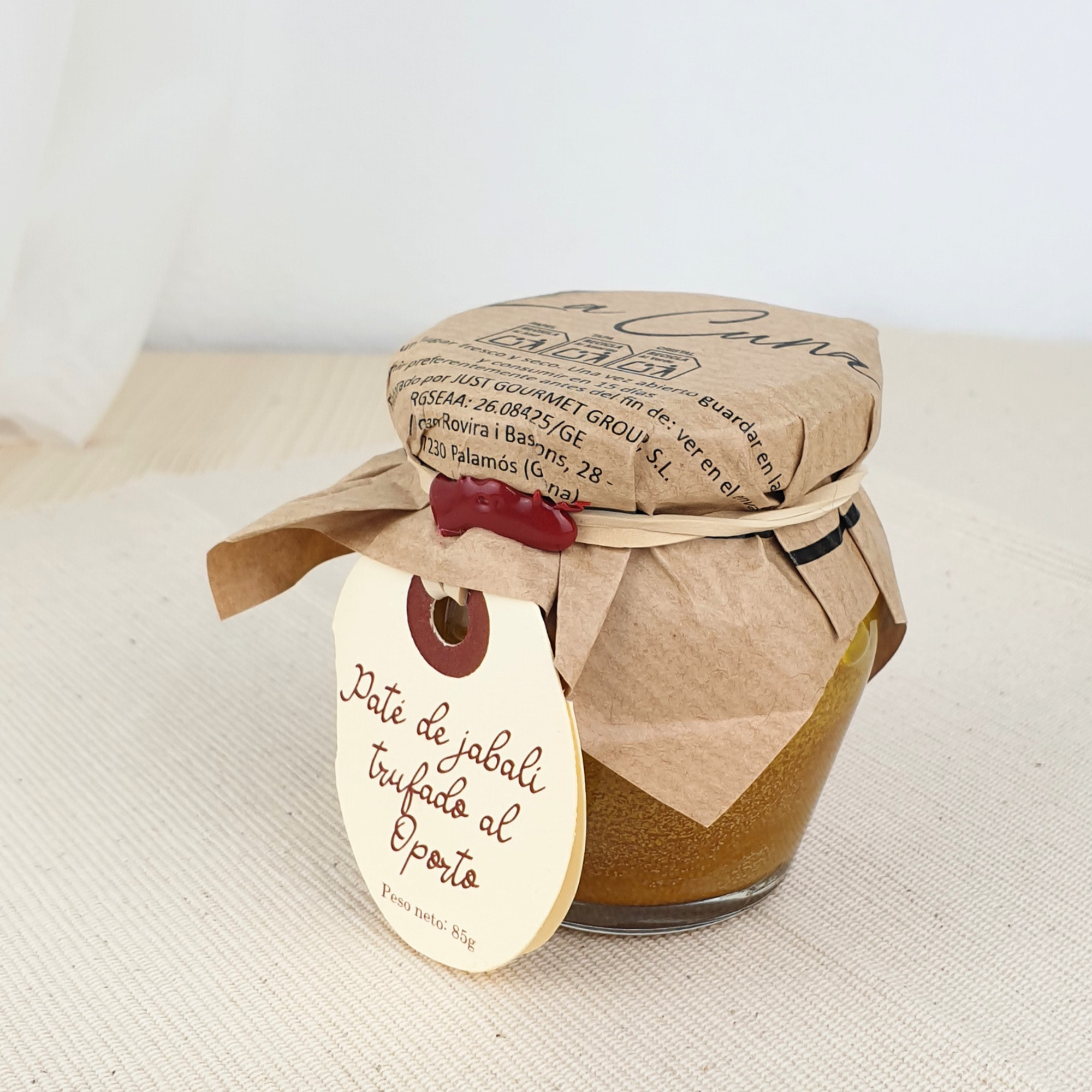 Paté de Jabalí Trufado al Oporto de La Cuna