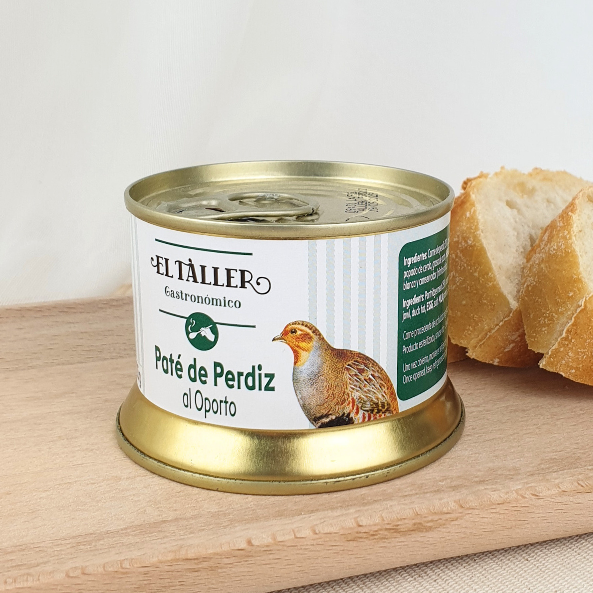 Paté de Perdiz al Oporto del Taller Gastronómico