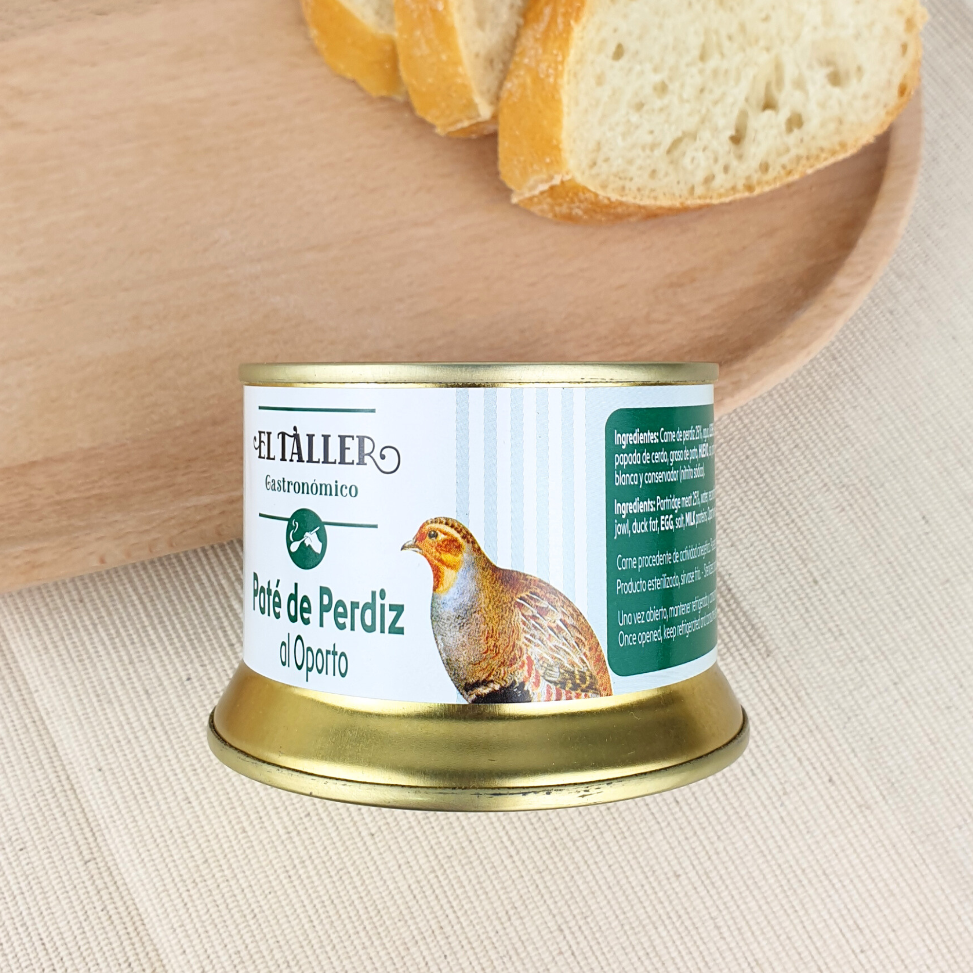 Paté de Perdiz al Oporto del Taller Gastronómico