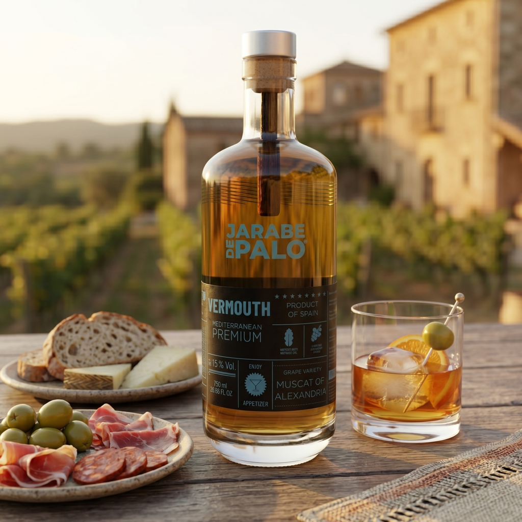 Hvid Vermouth Jarabe de Palo