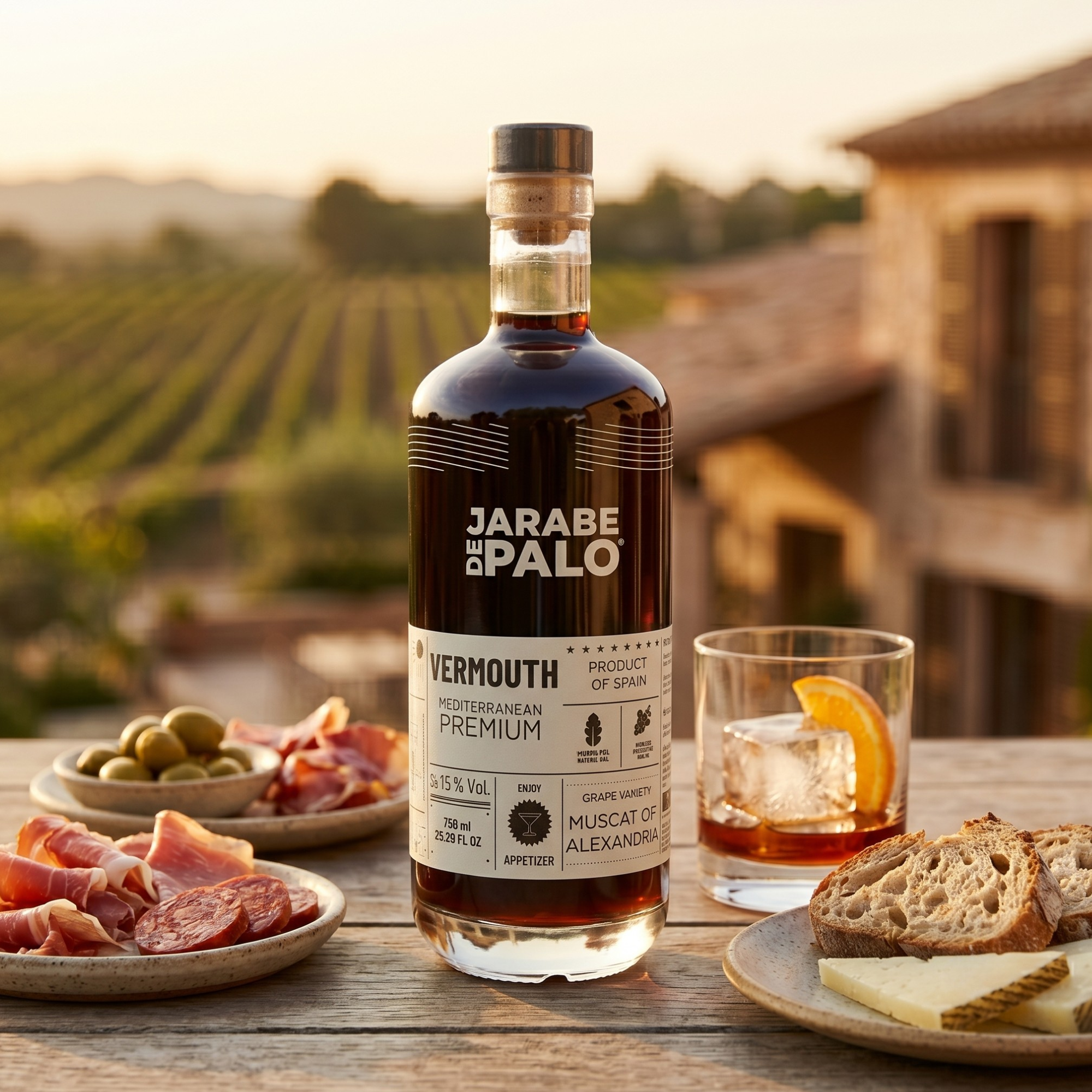 Roter Vermouth Jarabe de Palo