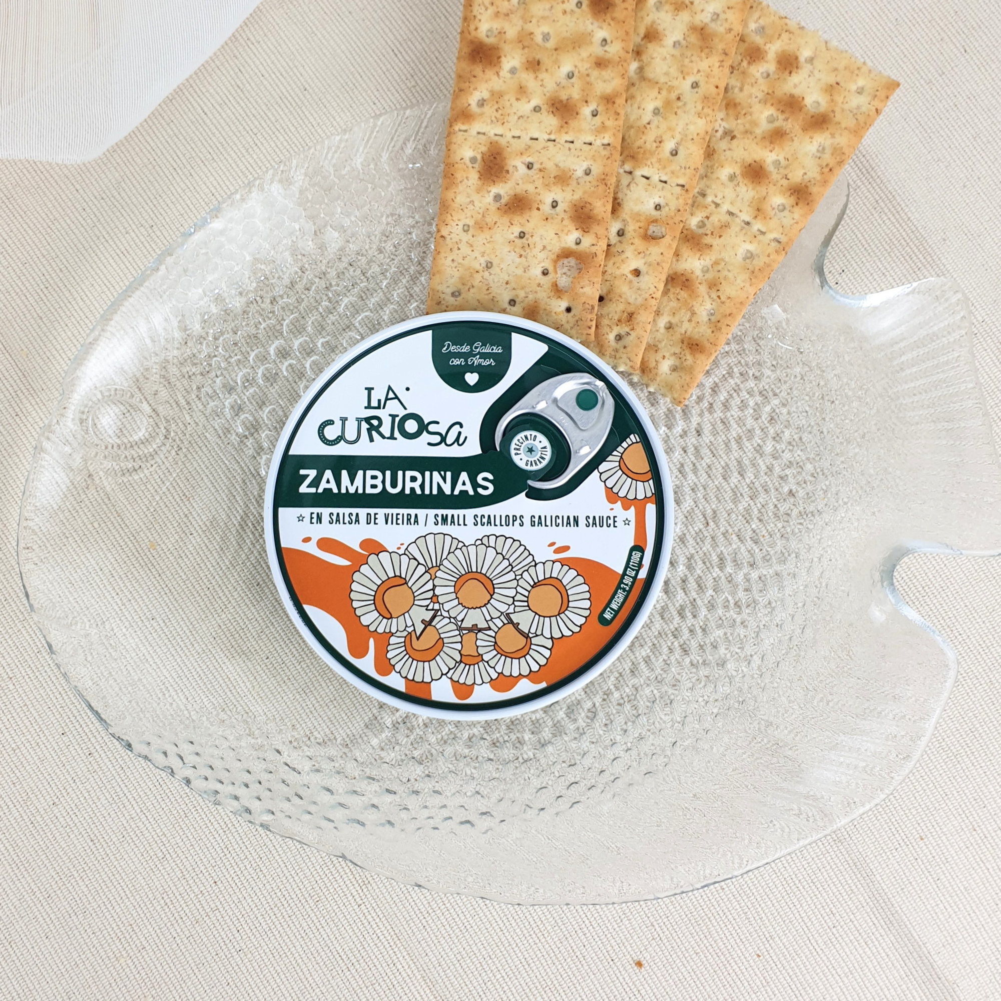 Zamburiñas en Salsa de Vieira de La Curiosa